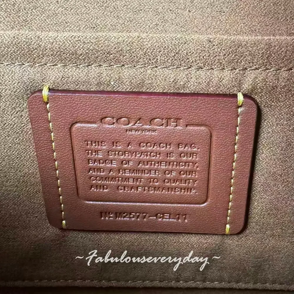 Coach Klare Crossbody Bag in Signature Canvas Charms Gold/Powder Pink CEL11 NWT